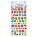 The Littlies: Set di adesivi 3D morbidi con graziosi motivi a pois, foglio da 10x22 cm