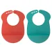 Tommee Tippee: bavaglino in silicone RollNGo con spalline, disponibile in diverse varianti