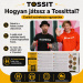 Tossit Family Pack – gioco di freccette con ventose in rosso, turchese, blu e giallo