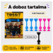 Tossit Starter Pack — gioco di freccette con ventose in silicone rosa e azzurro