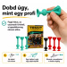 Tossit Starter Pack gioco di freccette con ventose in silicone rosso-turchese