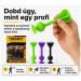Tossit Starter Pack gioco di freccette con ventose in silicone, viola e verde
