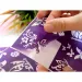 TyToo: Set di stencil per tatuaggi glitterati a forma di farfalla, 23 pezzi