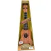 Ukulele con motivo di legno