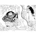 Vaiana 2 in 1 Eco puzzle e album da colorare da 60 pezzi, 70x50cm - Lisciani