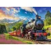 Viaggio tra le montagne in treno - puzzle da 1000 pezzi - Trefl