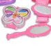 Vouge Girl - Set di bellezza rosa da 9 pezzi con palette di trucco, asciugacapelli e accessori