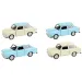 Welly: Modello di auto in metallo Trabant 601 in diverse varianti, 11 cm
