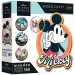 Wood Craft: Disney - Topolino retrò puzzle in legno premium da 160 pezzi - Trefl