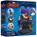 Wood Craft: Marvel Avengers - Thanos sul trono puzzle in legno premium da 160 pezzi - Trefl