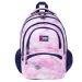 Zaino scolastico St.Right Pink Sky a tre scomparti, 42x30x19 cm