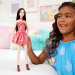 Barbie: Fashionista Amiche bambola fashion alla moda con capelli castani in abito leopardato – Mattel