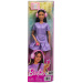 Barbie: Fashionista Amiche stilosa bambola fashion con cuffie in abito viola – Mattel