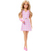 Barbie: Fashionista Amiche stilosa bambola fashion con gesso in abito rosa a quadri – Mattel