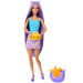 Barbie Reveal Shaker profumata serie con bambola dai capelli viola e cavalluccio marino - Mattel