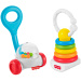 Fisher-Price: set di 2 sonagli colorati per bebè - Mattel