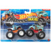 Hot Wheels Monster Trucks: Piatto Poo Poo vs Fruit Smasher set di 2 macchinine 1/64 - Mattel