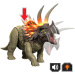 Jurassic World: Triceratopo dinosauro d’attacco con suoni e luci – Mattel