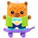 Nano-mals: Gabbybara figura interattiva elettronica di capibara – Hasbro
