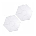 PlayBox: Set di basi esagonali per perline da stirare MIDI da 5 mm, confezione da 2 pezzi